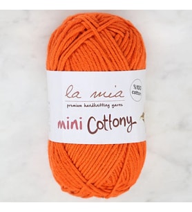 La Mia Mini Cottony 25 gr Turuncu Bebek El Örgü İp