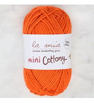 La Mia Mini Cottony 25 gr Turuncu Bebek El Örgü İp