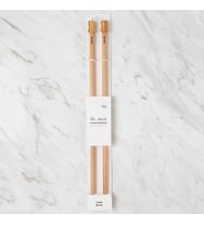 La Mia Whitewood 9 mm 36 cm Ahşap Örgü Şişi