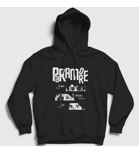 Presmono Unisex Siyah Band V2 Müzik Paramore Kapüşonlu Sweatshirt 479467tt