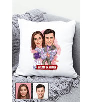 Eşe Romantik Hediye Karikatürlü Yastık