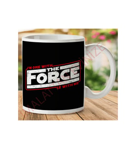 Star Wars İle Bir Sohbet İki Tarafı Baskılı Kupa Bardak