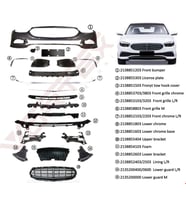 Mercedes-benz E-class W213 Ön Tampon Set Exclusive (Panjurlu) 2020 Sonrası Uyumlu