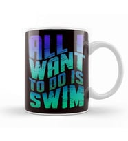 Swim Swimmer Swimming Pool Instructor Coach Water Sports Kupa Bardak Porselen
