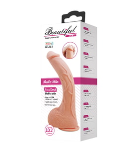 Pretty Love Jack Realistik Vantuzlu 26 Cm G-Spot Damarlı Penis Vibratör
