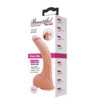 Pretty Love Jack Realistik Vantuzlu 26 Cm G-Spot Damarlı Penis Vibratör