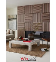 WİNFLEX MİNİ EKO AKUSTİK AHŞAP PANEL SAVANA MEŞE- 60X60CM