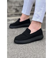 WG161 Kömür Süet Erkek Casual Ayakkabı (Renksiz)