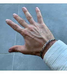 Çelik Bileklik Premium 316L (Gümüş Gri)