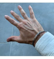 Çelik Bileklik Premium 316L (Gümüş Gri)