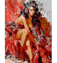 Tutku Sayılarla Boyama Seti 40x50 cm (Tuvale Gerili)