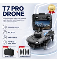 T7 Pro Drone HD Çift Kameralı Katlanabilir Drone