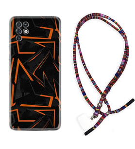 INFINIX Note 11 Pro Note 10 Hot 9 Play Kılıf Boyun Asklı Rasta Silikon Zigzaglar 1651