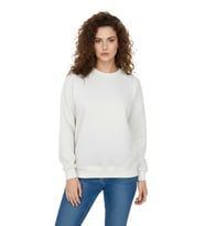Kadın Spor Sıfıryaka Sweatshirt BGL-ST05061 (Krem)