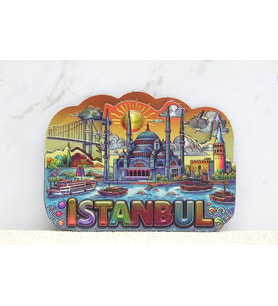Northcity İstanbul Temalı Silikon Buzdolapı Magneti Alk5376 - Şık Hatıra ve Dekoratif Aksesuar