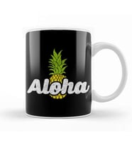 Cute Aloha Pineapple Hawaiian Fruit Theme Kupa Bardak Porselen