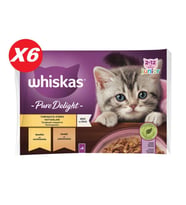 Whiskas Pouch Güveç Eti Yavru Kedi Kon.4x85Gr Set 6'LI