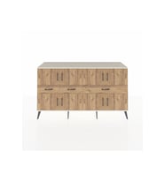 Kronos Konsol 5 Raflı 3 Çekmeceli 8 Kapaklı 176x59x99 Aytaşı-Çam