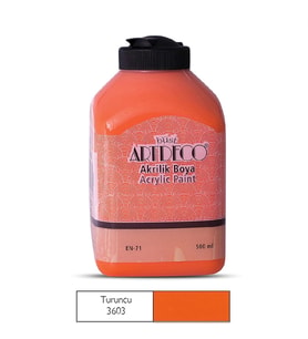 ARTDECO 070L-3603 AKRİLİK BOYA 500 ML. TURUNCU