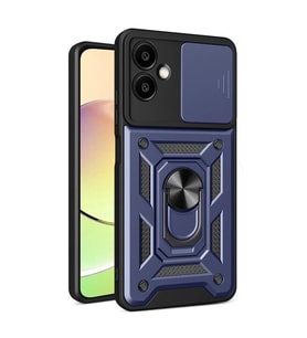 Samsung Galaxy A07 4g Pars Lens Yüzüklü Silikon - Lacivert