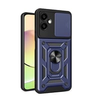 Samsung Galaxy A07 4g Pars Lens Yüzüklü Silikon - Lacivert