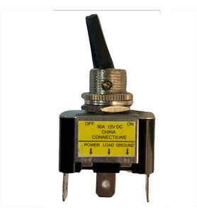 IC-151B Işıklı 12 Volt Dc 30 Amper On-Off Toggle Switch (Seri 1)