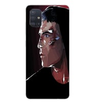 Samsung Galaxy A51 Uyumlu Punisher Tasarımlı Şeffaf Telefon Kılıfı