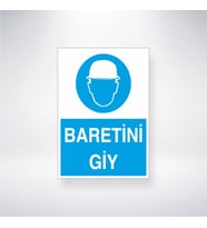 Baretini Giy 21x28 Arkası Yapışkanlı Levha