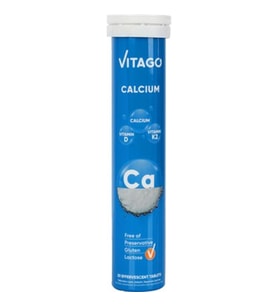Vitago Kalsiyum Vitamin D ve Vitamin K2 20 Efervesan Tablet - 9'lu