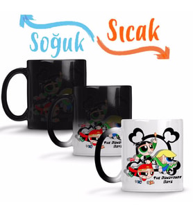 Powerpuff Girls 08 Sihirli Kupa Bardak Porselen