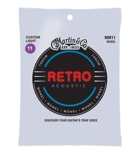 Martin Co Retro (MM11) 011-.052 Custom Light  Akustik Gitar Teli