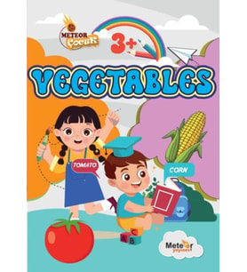 Vegetables (Sebzeler) Türkçe – İngilizce Boyama Kitabı