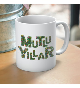 Mutlu Yıllar Yazılı Yılbaşına Özel Hediyelik Kupa Bardak
