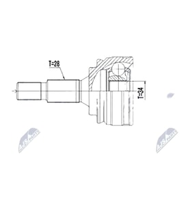 Opel Grandland 2017- Peugeot 3008 2017- Komple Aks Sol Ön AT 640MM 1613306680 Wisco