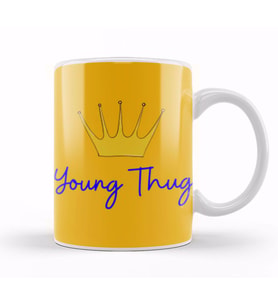 Young Thug Logo Kupa Bardak Porselen