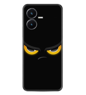 Vivo Y22S Kılıf Silikon Desen Özel Seri Black Eyes 1644