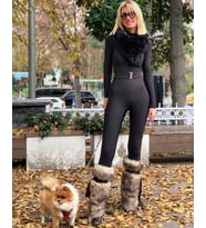 Seja amy siyah polarlı kar tulumu