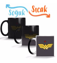 Wonder Woman Sihirli Kupa Bardak Porselen