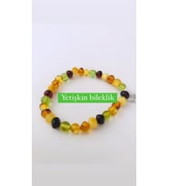 SERTİFİKALI ORİJİNAL KEHRİBAR YETİŞKİN BİLEKLİK