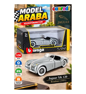 22018 1:24 Burago Jaguar Xk 120 Roadster