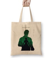Roronoa Zoro One Piece Silhouette Bez Çanta Uzun Saplı