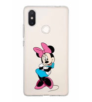 Xiaomi Mi 8 Se Uyumlu Kapak Minnie Mouse Tasarımlı Şeffaf Silikon Kılıf
