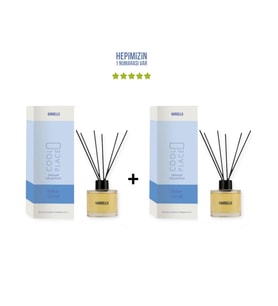2x Bahar Çiçeği Dekoratif Ortam Kokusu 120 ml Cool Place - Bambu Çubuklu