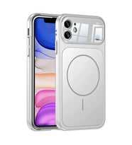 Apple iPhone 11 Kılıf Zore M-Safe Şarj Özellikli Kamera Korumalı Formen Kapak