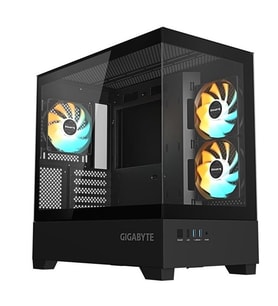 GIGABYTE GB-C201P PANORAMIK GAMING MID-TOWER PC KASASI 360MM SIVI SOĞUTUCU DESTEĞİ