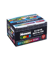 Nova Color Kumaş Boyası 30Ml 12Li