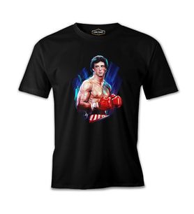 Rocky - Fist Siyah Erkek Tshirt