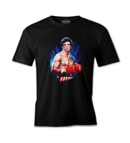 Rocky - Fist Siyah Erkek Tshirt