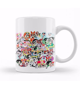 Powerpuff  Girls   Kupa   Bardak Porselen
