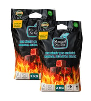 Mangal Sefası Çabuk Yak Mangal Kömürü 2 kg x 2 Adet